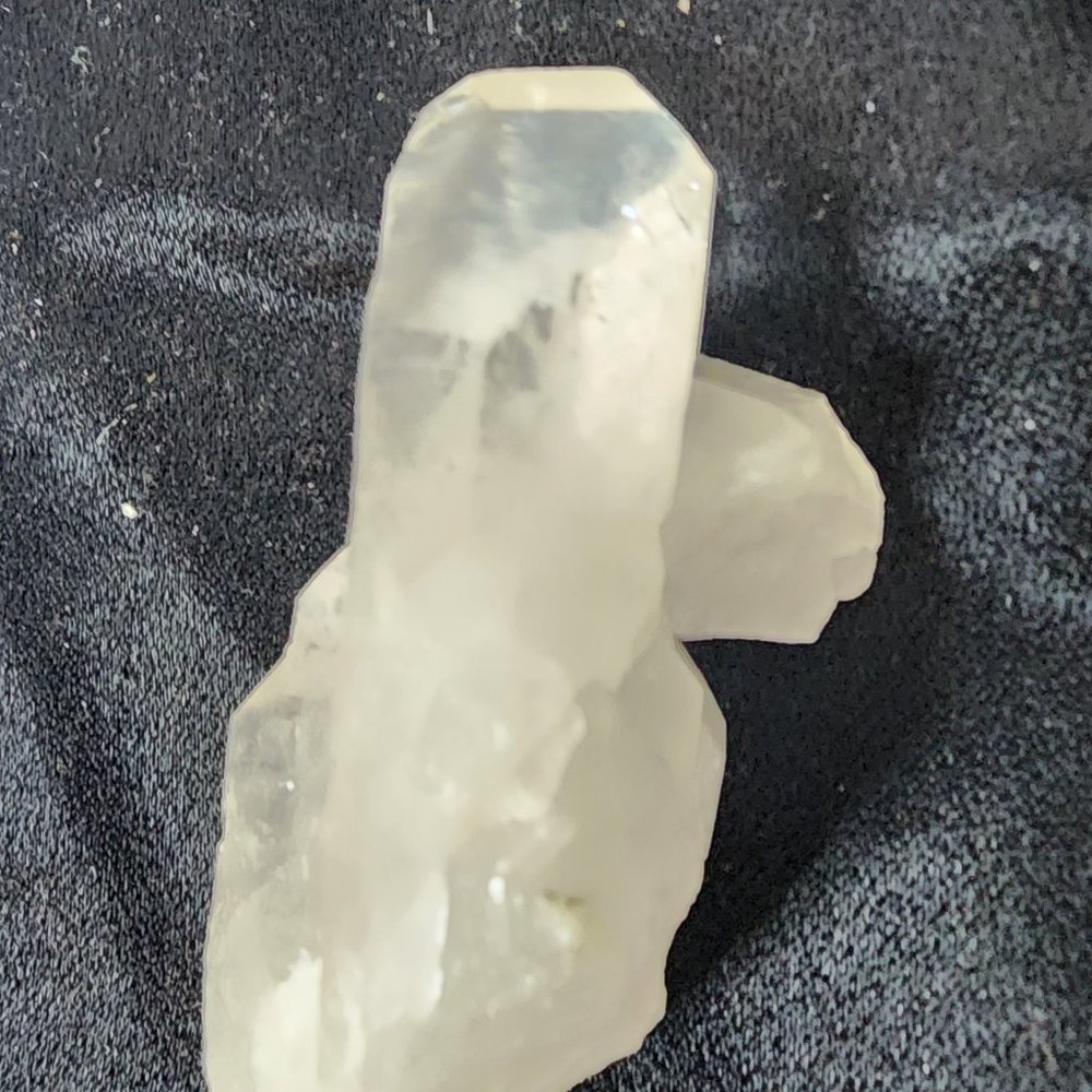 Quartz Crystal LG030 - Large Double Point Cluster  3x1.5x1